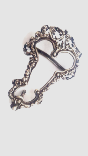 Silver Exotic Handmade Belt Buckle by Jonathan O. Straus - Image 5