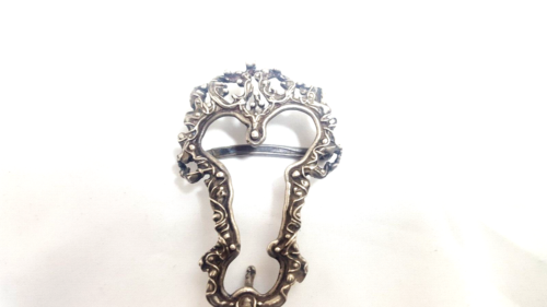 Silver Exotic Handmade Belt Buckle by Jonathan O. Straus - Image 4